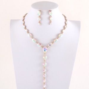 Crystal Marquise Rhinestone Necklace